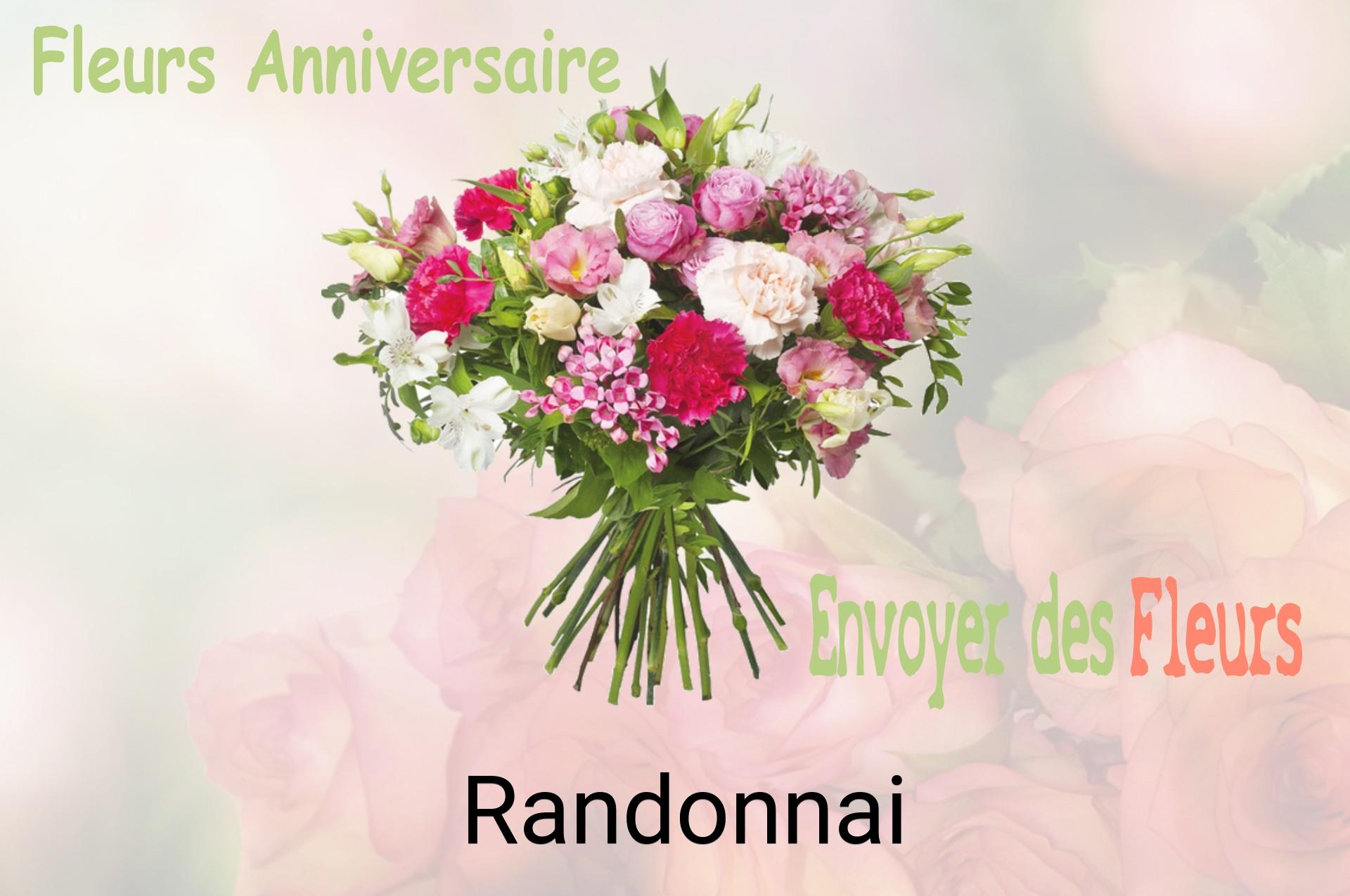 Bouquet de fleurs d’anniversaire livré à Randonnai